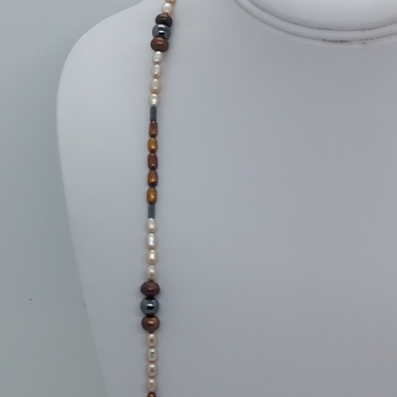 Vintage Rice Pearl necklace - Picture 2 of 6